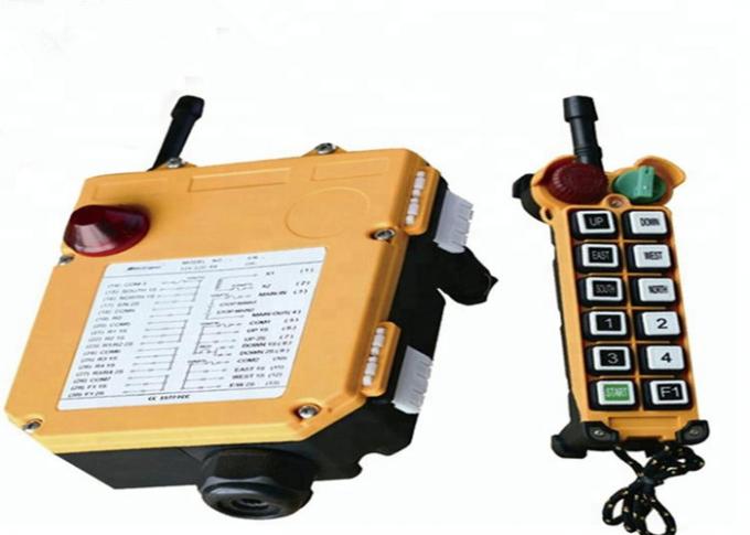 Καθολικός βιομηχανικός ασύρματος ραδιο ελεγκτής τηλεχειρισμού γερανών F24-12D Telecrane για το γερανό 3