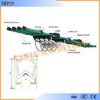 Aluminum / Copper Single Pole Insulated Crane Conductor Bar JDC H32