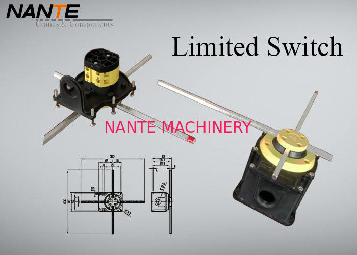 Yellow Position ( Rotation Angle ) Limited Switch For Complex Cranes And Lifting Hoists