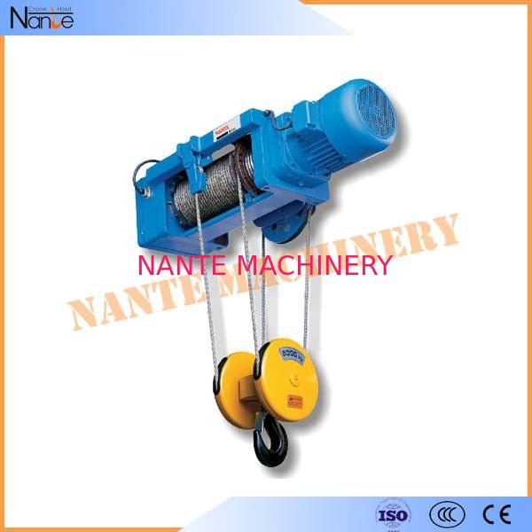 High Efficiency 0.5 Ton / 1 Ton Electrical Wire Rope Hoist For Mining / Factory / Dock