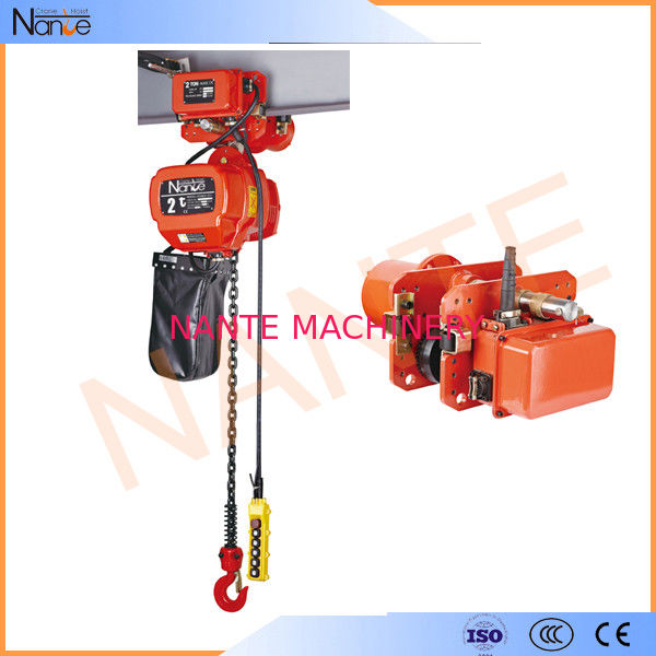 1 Ton Pneumatic Electric Chain Hoist For Overhead Crane ISO / CE / CCC